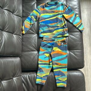Burton Toddler 2T Base Layer Fleece set